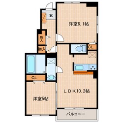 菊川駅 徒歩11分 1階の物件間取画像